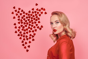 lovely blonde woman