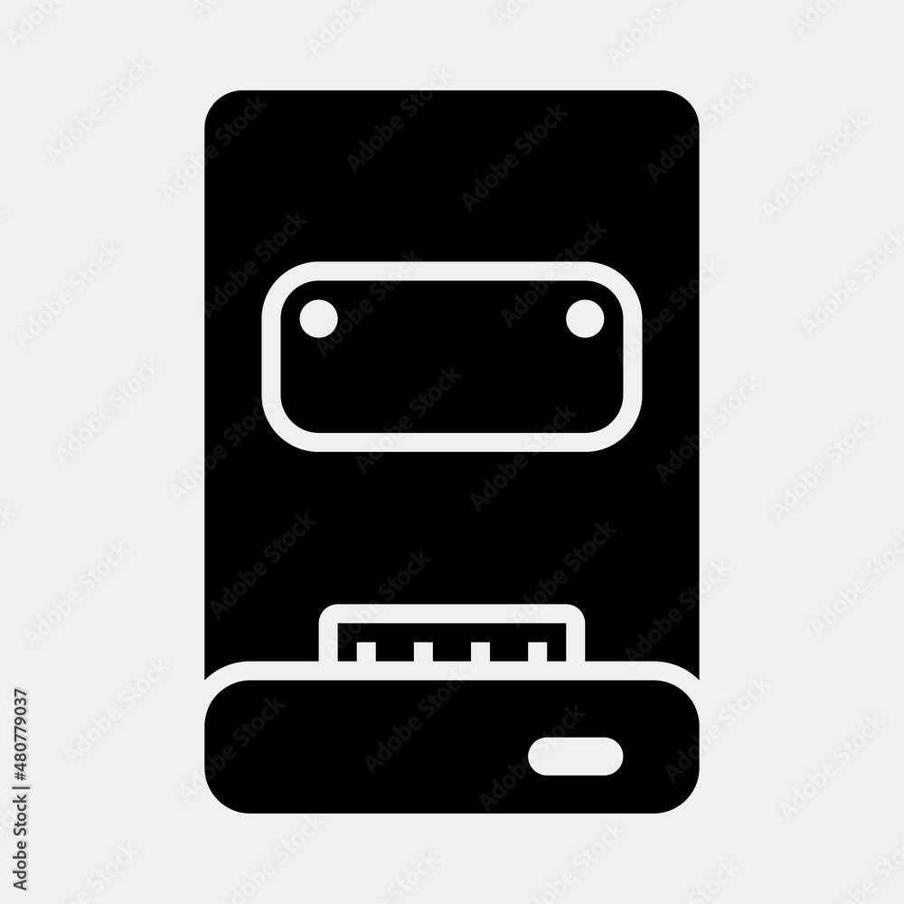 Poster hard disk icon is made to complement your design needs, such as business cards, flyers, mobile and w