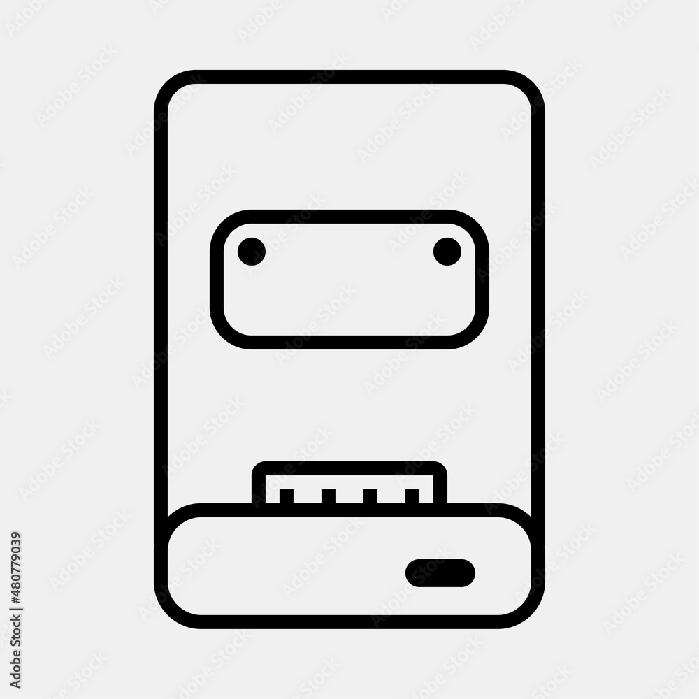 Poster hard disk icon is made to complement your design needs, such as business cards, flyers, mobile and w