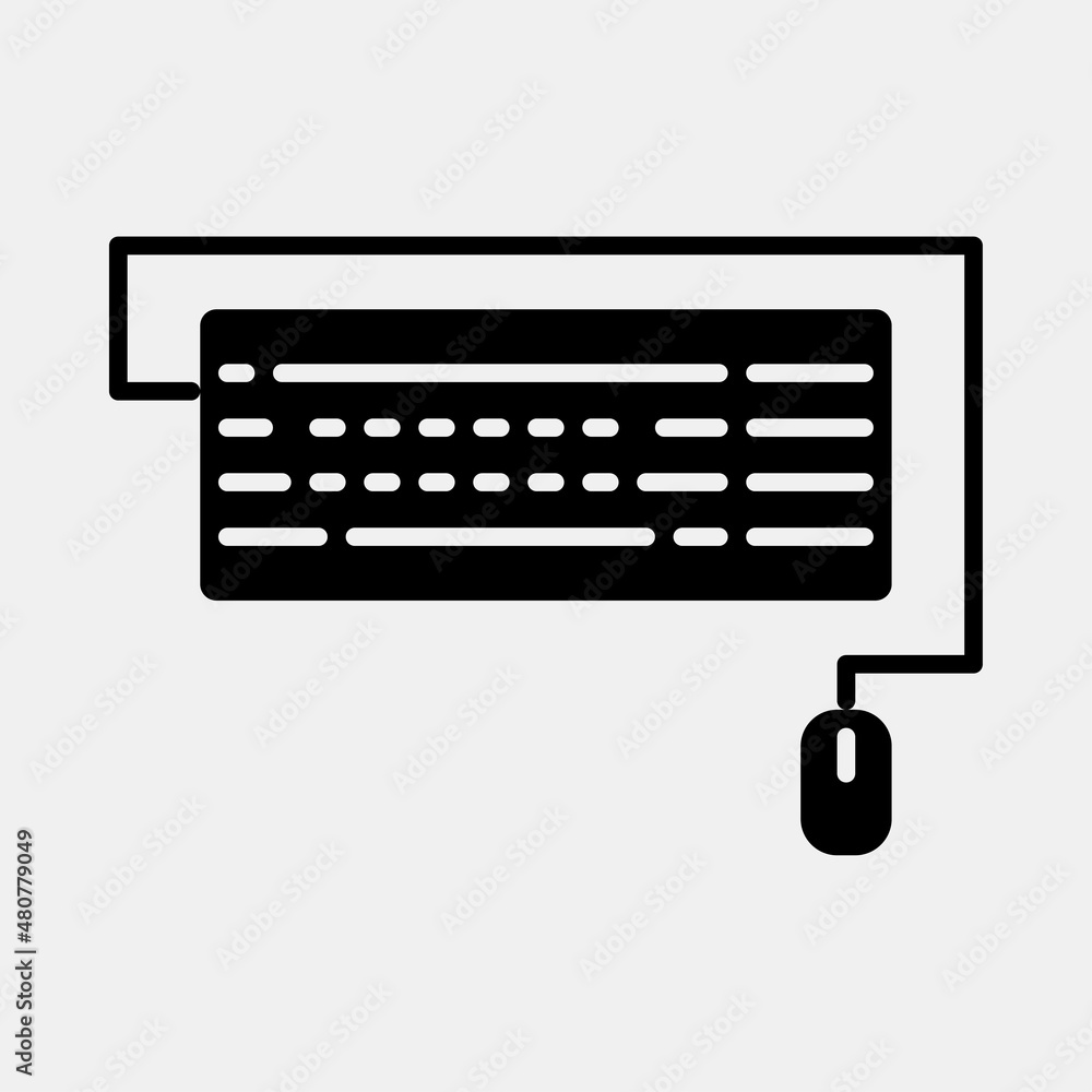 Poster keyboard icon is made to complement your design needs, such as business cards, flyers, mobile and we
