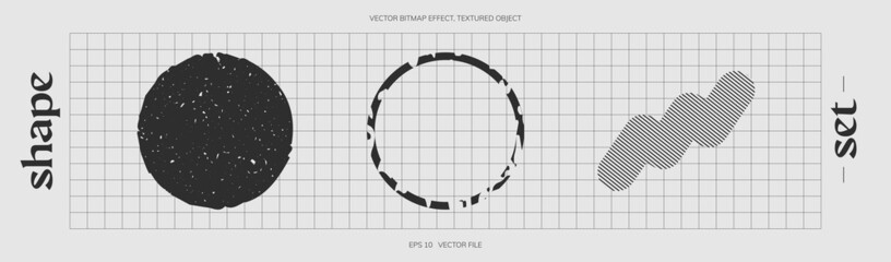 Universal Vector Geometric Shapes Composition