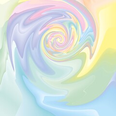 abstrakter Hintergrund Frühling zarte Farben, pastell, verlaufend, liquified, illustration