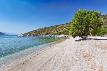 The beach Saranti, Greece