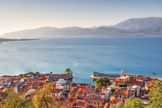 The Port Of Nafpaktos, Greece