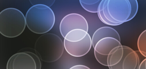 Gradient colors abstract creative texture wallpaper background bokeh shape effect night lights illustration