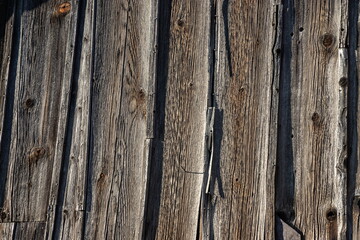 Dark old wooden table texture background top view