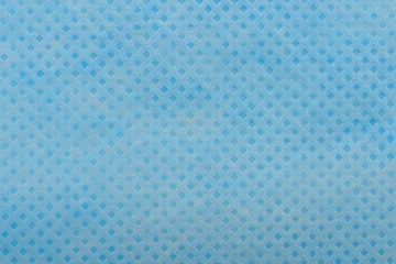 Blue non-woven fabric for background