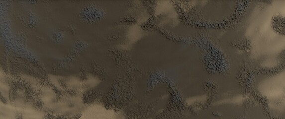 Exoplanet landscapes, landscape, exoplanet through the eyes of an artist, beautiful wallpaper, space background, 3d rendering