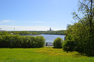 Moscow River and Moscow State University