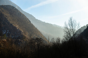 Obraz premium Landscape in the mountains