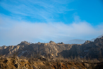 Landscape in the mountains