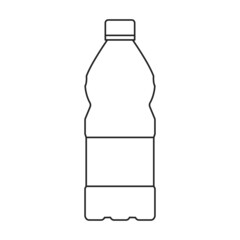 Plastic bottle vector icon.Cartoon vector icon isolated on white background plastic bottle.