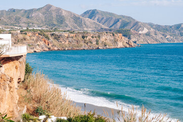 Nerja in the province of Malaga is a famous destination of the sun coast of Spain.