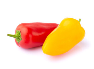  Bell peppers isolated on white background