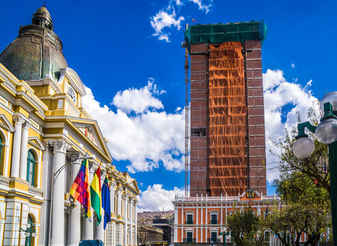 Plaza Murillo and Bolivian Palace of Government - La Paz, Bolivia