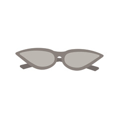 Vector isolated illustration of fashionable women sunglasses.