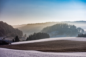 Winter ladndscape near Steinheim