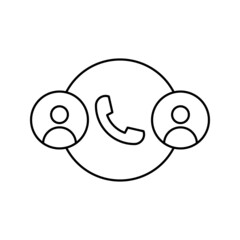 creative call icon vector