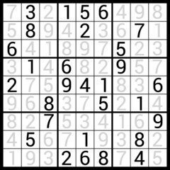 solution to the sudoku puzzle