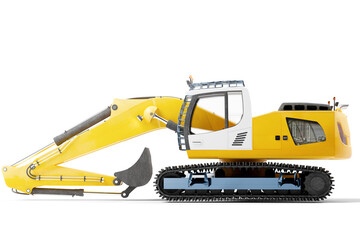 Obraz premium 3d rendering mock up Excavator