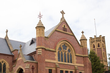 Fototapeta na wymiar Exterior detail view of Saint Canice church