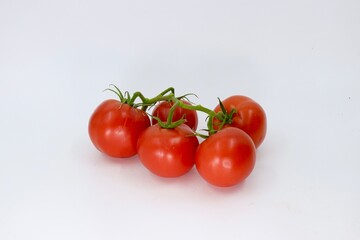 tomatoes on a vine
