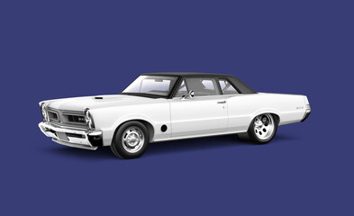 Obraz na płótnie Canvas 3d rendering mock up car
