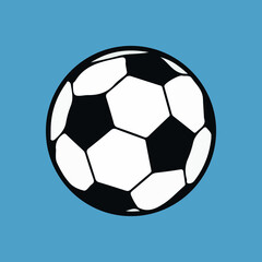 football sport soccer vector flat illustration