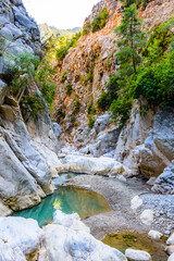 River in a Goynuk canyon. Antalya province, Turkey