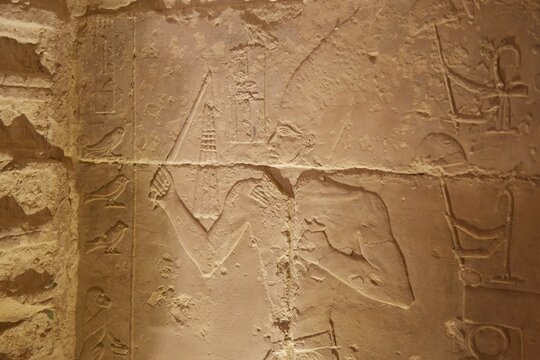 Inside the Step Pyramid of Djoser, Saqqara, Egypt