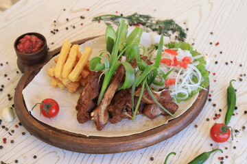 Uzbek (Bukhara) national food - Jiz.