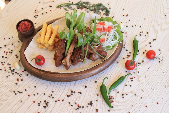 Uzbek (Bukhara) national food - Jiz.