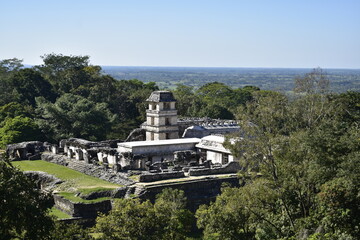 ruinas de palenque en chiapas mexico