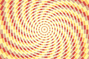 Vector abstract vortex background. Simple illustration with optical illusion, op art.