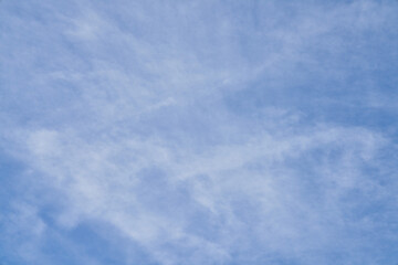 Beatiful blue sky with clouds on a sunny day