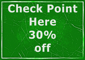 % Off Green Transit Board