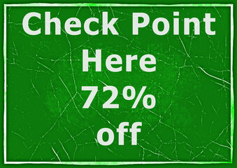 % Off Green Transit Board