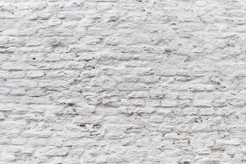  Painted white brick wall surface background