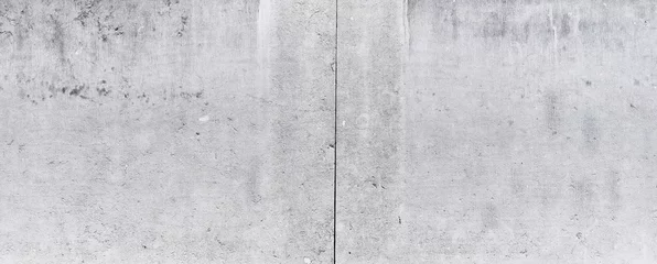 Deurstickers Perfecte betonnen muur oppervlaktetextuur © Krakenimages.com