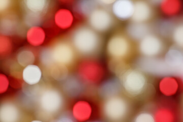 Hintergrund, Lichter, rot, gold, weiß, strahlen, leuchten, funkeln Unschärfe, verschwommen, Bokeh