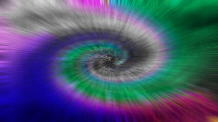 Abstract psychedelic spiral shape background image.