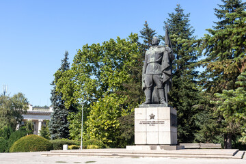 Obraz premium Monument of the Soviet Army known as Alyosha in Ruse, Bulgaria