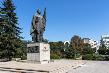 Fototapeta premium Monument of the Soviet Army known as Alyosha in Ruse, Bulgaria