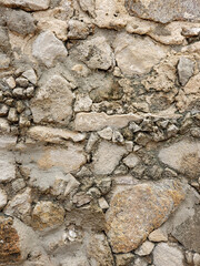 Textura de pedras da parede do forte dos reis magos