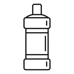 Mouthwash care icon outline vector. Dental wash