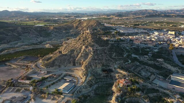 Andalusien aus der Luft | Die Stadt Vera von oben