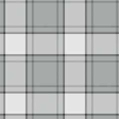 Black and White Ombre Plaid textured Seamless Pattern