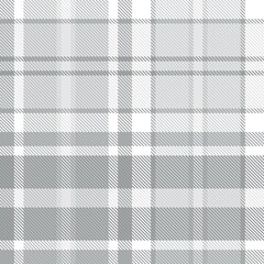 Black and White Ombre Plaid textured Seamless Pattern