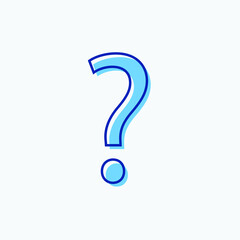 Simple Question Mark Symbol for Icon, Logo, and Graphic Resources. Question Mark Sign for Web and Mobile. High-Quality EPS 10 Editable Stroke