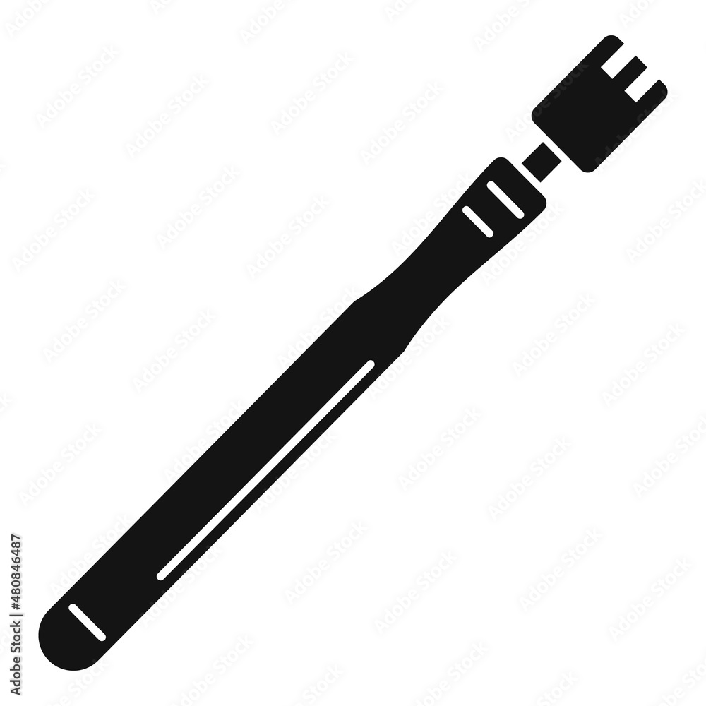 Poster calligraphy nib icon simple vector. ink signature